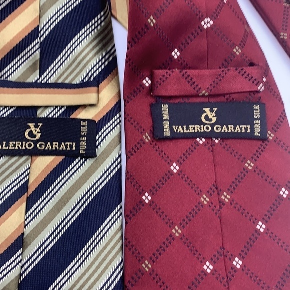 Valerio Garati Lot of Two Silk Ties - Picture 5 of 6